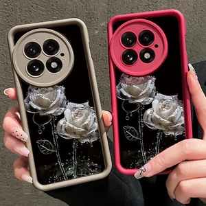 ShockProof Rose Pattern Soft Phone Case For OnePlus 13T 13R 13 12R Ace 5 3 Cover - Picture 1 of 17