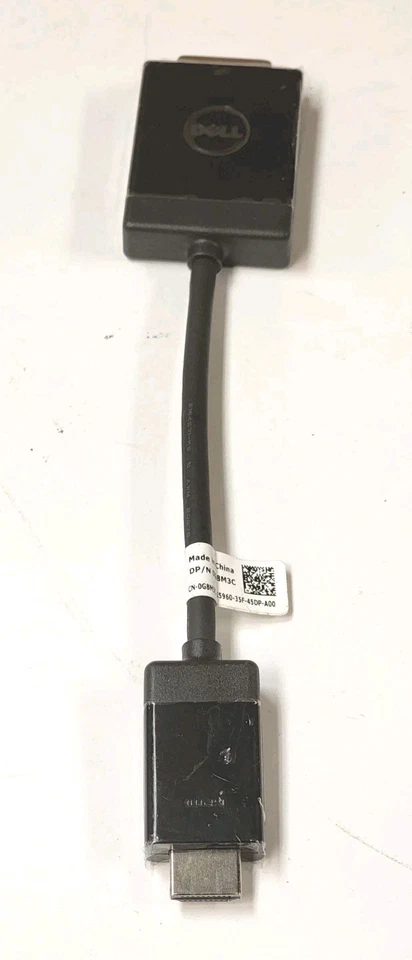 Dell ~ HDMI to DVI Graphics Display Cable Adapter Dongle ~ DP/N 0G8M3C - Image 1 of 4