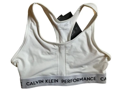 Calvin Klein Performance Sport BH Damen Gr. S Weiß - Bild 1 von 4