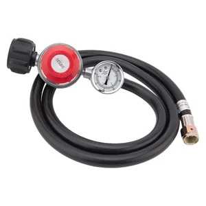 High Pressure Propane Regulator with Hose for Cylinder Conversion Pressure Gas - Bild 1 von 8