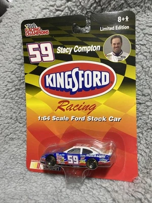 Kingsford Stacy Compton #59 2004 escala 1:64 Ford Stock Car Racing Champions Foto 1 de 3