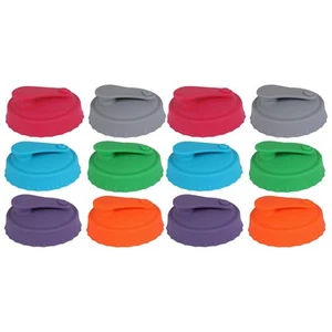 Pack de 12 tapas de latas de silicona - reutilizables - tapas de latas para estándar2408 - Imagen 1 de 10