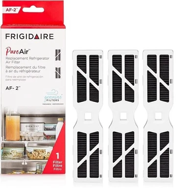 REFRIGERATOR 3 Pack FRGPAAF2 Pureair AF-2 Air Filter Compatible with Frigidaire FRGPAAF2 PAI