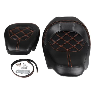 Front Driver Rear Passenger Pillion Seat For Harley Touring Road King Glide FLTR Foto 1 de 4