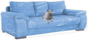 Imperius Clear Thick Heavy Duty Water Resistant Sofa/Couch Cover Waterproof Plas - Picture 1 of 6