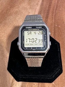 Lesen! Vintage Rare Casio TC-600 Touch Sensor Calculator Watch Touchscreen Japan - Bild 1 von 9