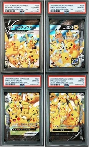 Pikachu Vunion PSA10.PSA8 4 filas - Imagen 1 de 2