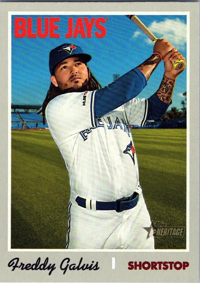 2019 Topps Heritage #575 Freddy Galvis Toronto Blue Jays - Image 1 of 1