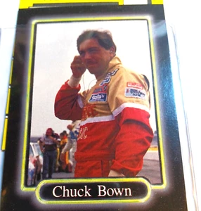 * 1990 Maxx error card Chuck Bowen poising as Chuck Brown and a Chuck BOWEN - Picture 1 of 6