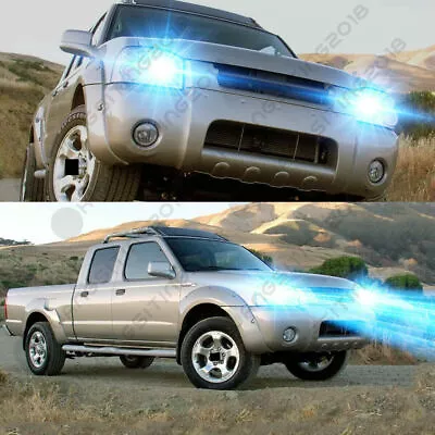 For Nissan Frontier 2001-2004 - 2PC 8000K LED Headlight Bulb High Low Beam Kit - Image 1 of 4