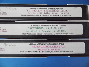 Brownsville Revival VHS Kassetten, 3er Set - Bild 1 von 1