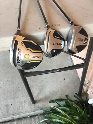 Controlador de canal activo Warrior, juego de 3, 5 maderas True Launch personalizado Flex grafito. Foto 1 de 4