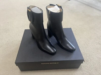 Botas femininas de couro banana republic vero cuoio tamanho 9.5 - Imagem 1 de 4