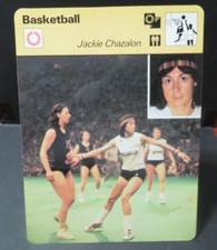 SC165 1977-79 SPORTSCASTERS BASKETBALL JACKIE CHAZALON