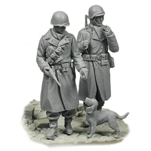 1/35 WW2 US INFANTRY SET Resin Model Figure Soldiers Unassembled Unpainted kit - Picture 1 of 12