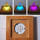 Wooden LED Light Dispaly Base Square Wooden Night Lamp Base Light Display Stand