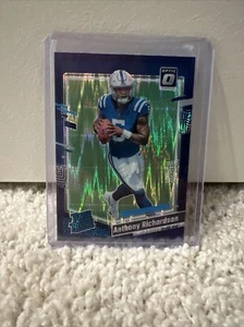 2023 Panini Donruss Optic Rated Rookie Purple Shock Prizm Anthony Richardson RC - Picture 1 of 6