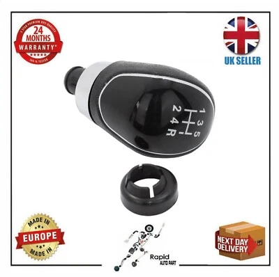 Pomello leva cambio 5 velocità nero per Ford B-Max C-Max C-Max II Mondeo IV 1571917 - Immagine 1 di 4