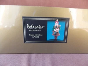 Santa McClaus Polonaise Collection AP 1601 Blown Glass Ornament 6" tall NIB - Picture 1 of 8