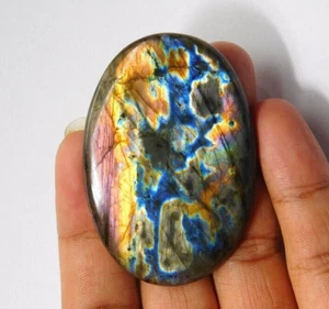 Labradorite Stone Natural Rainbow Spectrolite Cabochon Gemstone 160 Cts. ME-8558 - Picture 1 of 4