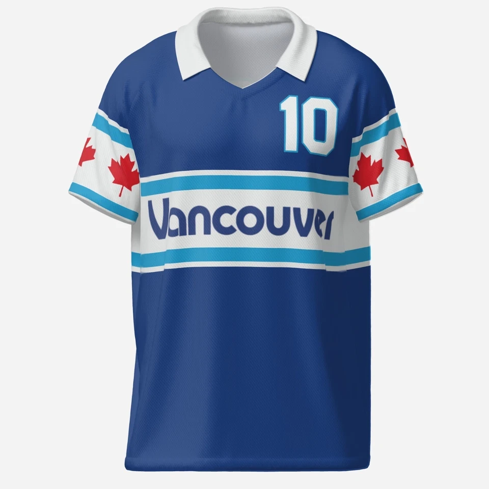 VF JERSEYS Vancouver Whitecaps - 1979 1980 away soccer jersey Replica Retro shirt, NASL