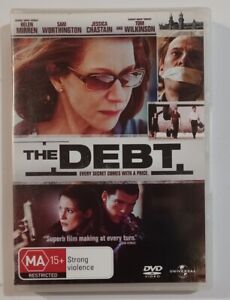 The Debt DVD GC Region 2 4 5 Helen Mirren Sam Worthington Drama Free Postage