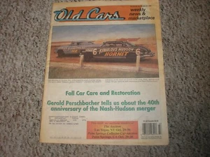 RARE Vintage newspaper w/ #6 DOC The Fabulous Hudson Hornet Free Shipping - Picture 1 of 4