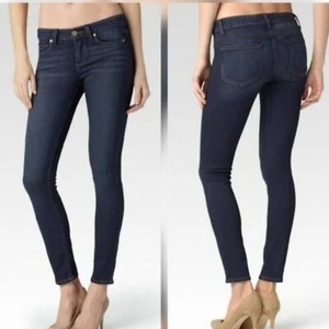 Paige 27 Jeans Verdugo Soft Mid Rise Cropped Ankle Skinny Denim - Picture 1 of 7