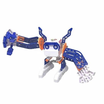 Meccano Robot Toy Erector Programmable Micronoid Blue Basher  Building Assembled - Image 1 of 4