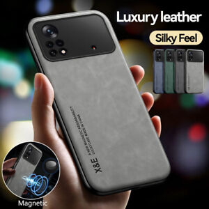 Magnetic Phone Case For Xiaomi Poco X4 Pro 5G F5 M4 Pro Shockproof Leather Cover