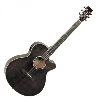 NEW Tanglewood Super Folk Guitar,Model TW4CEBS,Electro Acoustic, Black RRP £449. - Image 1 of 4