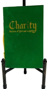 Vintage Weihnachtsgrußkarte - Charity Die Liebe Gottes und Nachbar 1962 #2 - Bild 1 von 6