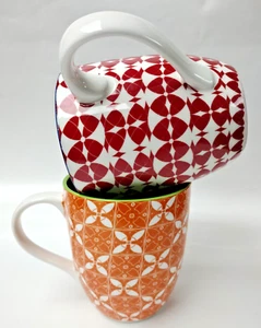 ColourWorks Geometric Design Coffee Mug 16oz. - Picture 1 of 10