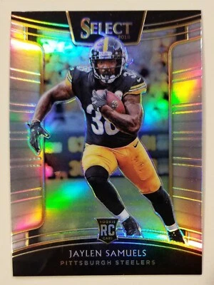 2018 Select JAYLEN SAMUELS RC SILVER HOLO Rookie #9 Steelers TEXANS - Image 1 of 4