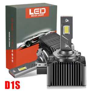 2x D1S LED Headlight Bulb 6000K High Low Beam upgrade Xenon Conversion Kit