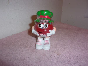 DE COLECCIÓN (NUEVO) PORTA CARAMELOS DE PLÁSTICO VERDE Y ROJO JUGUETE NAVIDAD "M&M"..SELLADO - Imagen 1 de 6