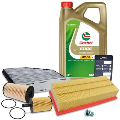 INSPEKTIONSPAKET FILTERSATZ FÜR AUDI A3 SEAT SKODA VW GOLF 6 PASSAT TOURAN TDI - Bild 1 von 4