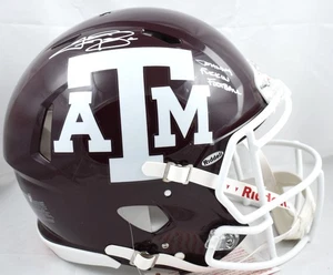 Johnny Manziel Signed Texas A&M F/S Speed Authentic Helmet JF Beckett W Hologram - Bild 1 von 6
