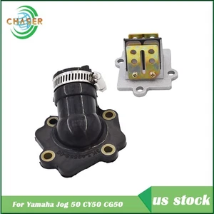 Fit For Yamaha Jog 50 CY50 CG50 Scooters Intake Manifold Reed Valve Assembly - Picture 1 of 8