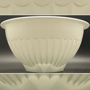 Anchor Hocking Colonial Panel Vitrock Ribbed Mixing Bowl 1934-37 USA 2qt 9.25”d - Picture 1 of 11