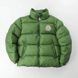 MONCLER Mens Citala Puffer Jacket Superlight Transparent Nylon Green S RRP 1495 - Picture 1 of 9