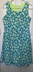 JUSTICE 16 Drerss, Colorful, Fancy, Party, Sleeveless, Zip, Fit and Flare - Picture 1 of 6