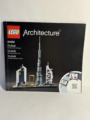 21052 LEGO INSTRUCTION BOOK ONLY manual for Architecture Dubai Skyline - Image 1 of 4