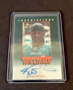 2021 Panini Football Pinnacle Inscriptions Auto Ricky Williams /100 - Texas ⭐️ - Bild 1 von 2