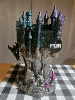 Candelabro Pedestal Castillo Dragón Maléfica Villano Disney Bath & Body Works Foto 1 de 4