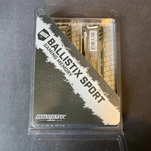 Ballistix Sport DDR4 RAM 16GB (2 x 8GB) 3000MHz CL15 by Crucial Micron - Picture 1 of 4