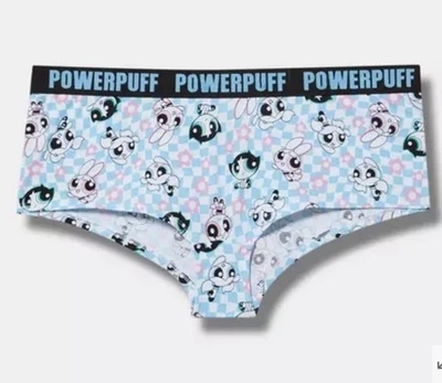 Powerpuff Girls Mid-Rise Cotton Boyshort Panty Torrid Size 2 Boyshort - Image 1 of 3