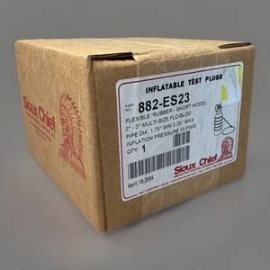 SIOUX CHIEF 882-ES23 PLUG NEW Factory Sealed - Picture 1 of 3