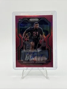 ANFERNEE JENNINGS 2020 Panini Prizm Pink Auto RC ALABAMA TIDE / NE PATRIOTS - Picture 1 of 2