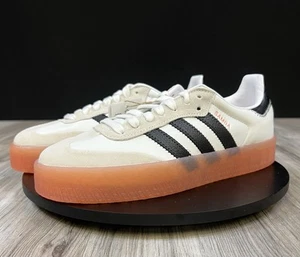 Adidas Samba Originals Sambae Black White Pink Gum Shoes (JI3072), Women’s 8.5 - Picture 1 of 7